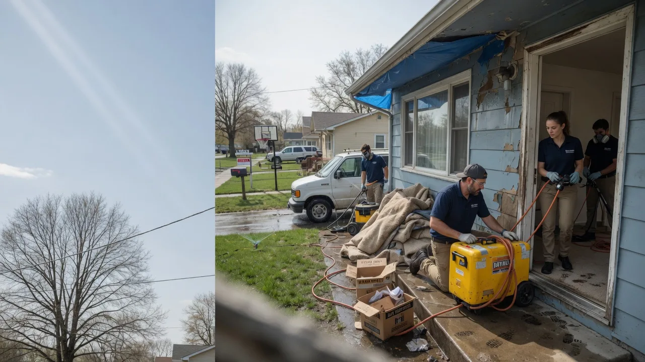 Basement Flood Cleanup in Pettibone, ND near me